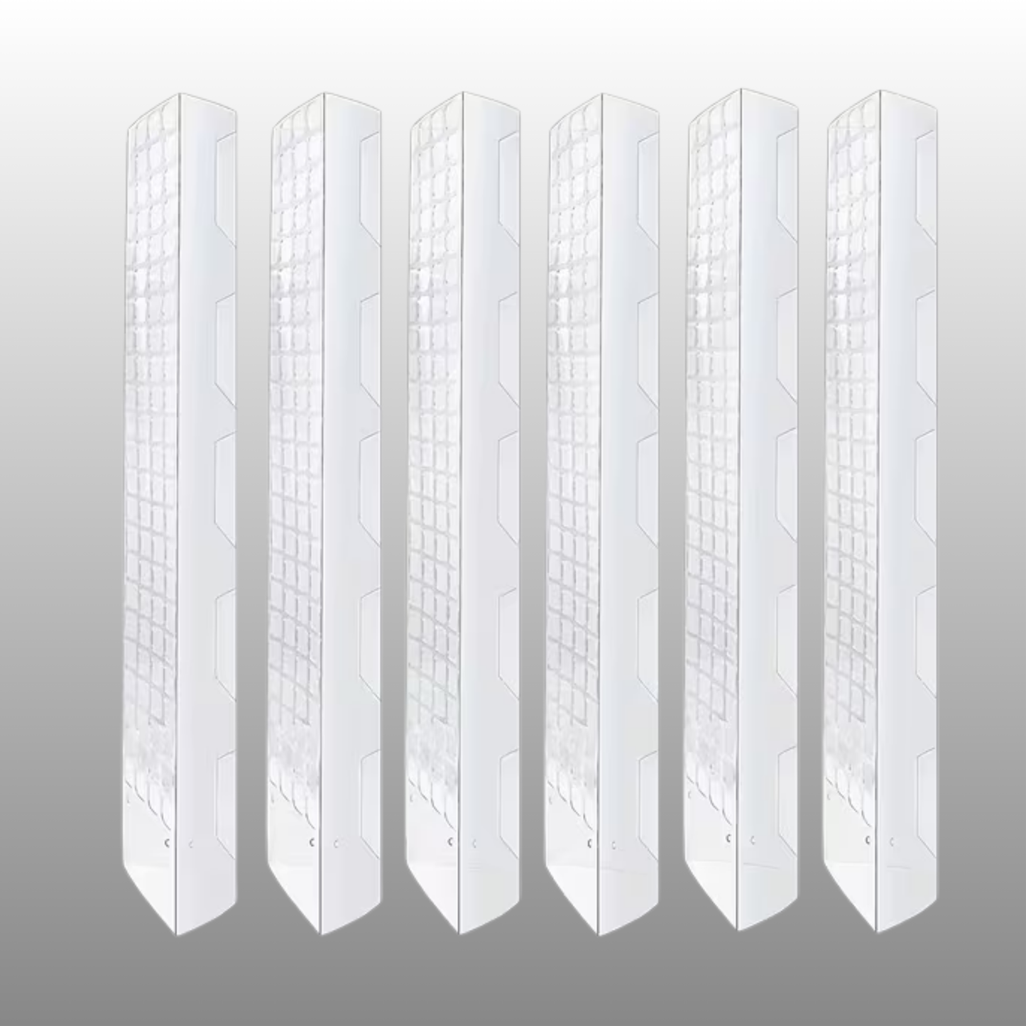 Clear Plastic Moss Poles – D Shape