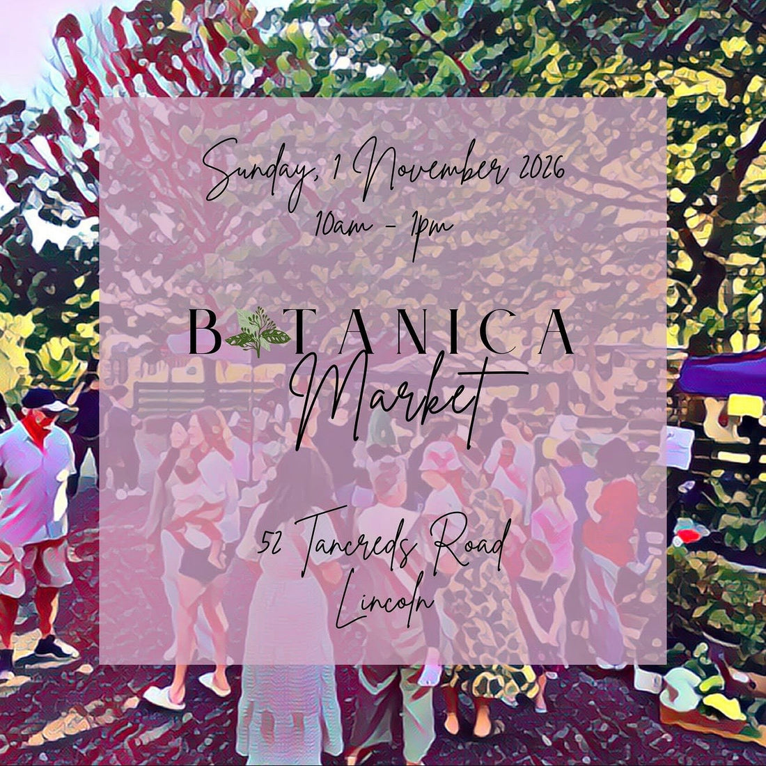 Botanica Market - 1st November 2026