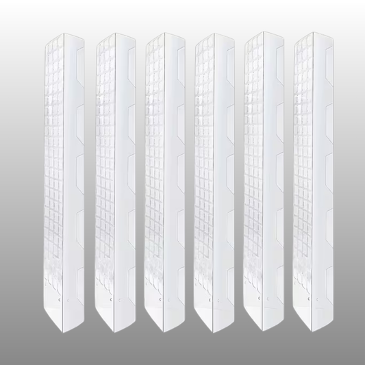 Clear Plastic Moss Poles – D Shape