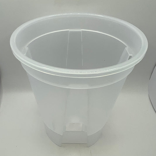 Clear Self-Watering Pot - 18cm